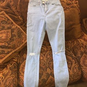 Pacsun super high rise skinniest jeans